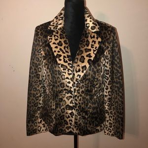 Inc Vintage Leopard Jacket